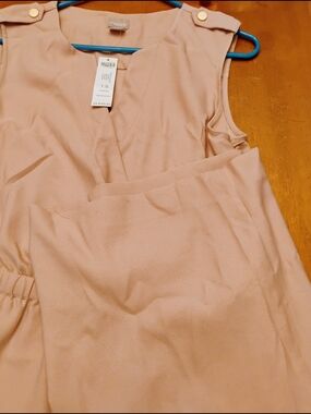 Chico's Sleeveless Blush Pink Jumpsuit